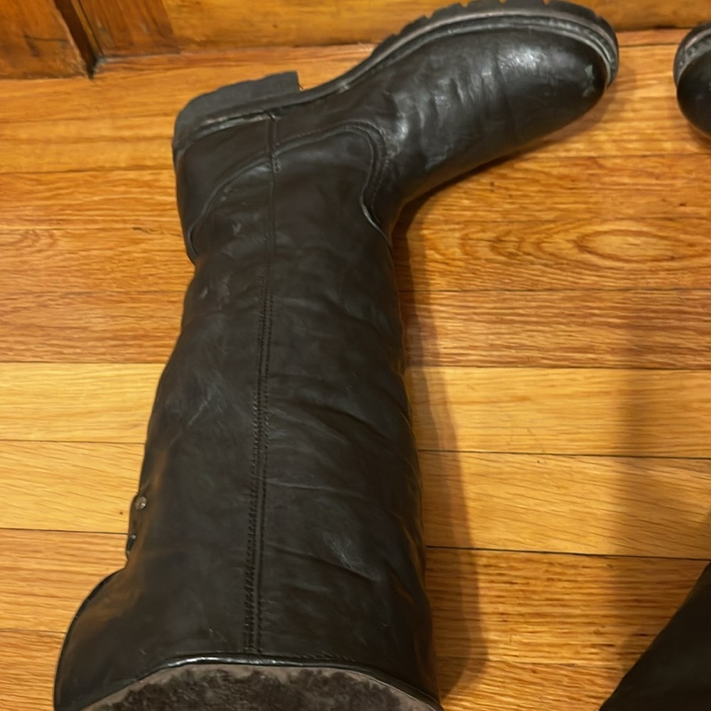 Frye shearing/ fleeces winter tall  riding boots womens size 9.5B - Picture 10 of 14